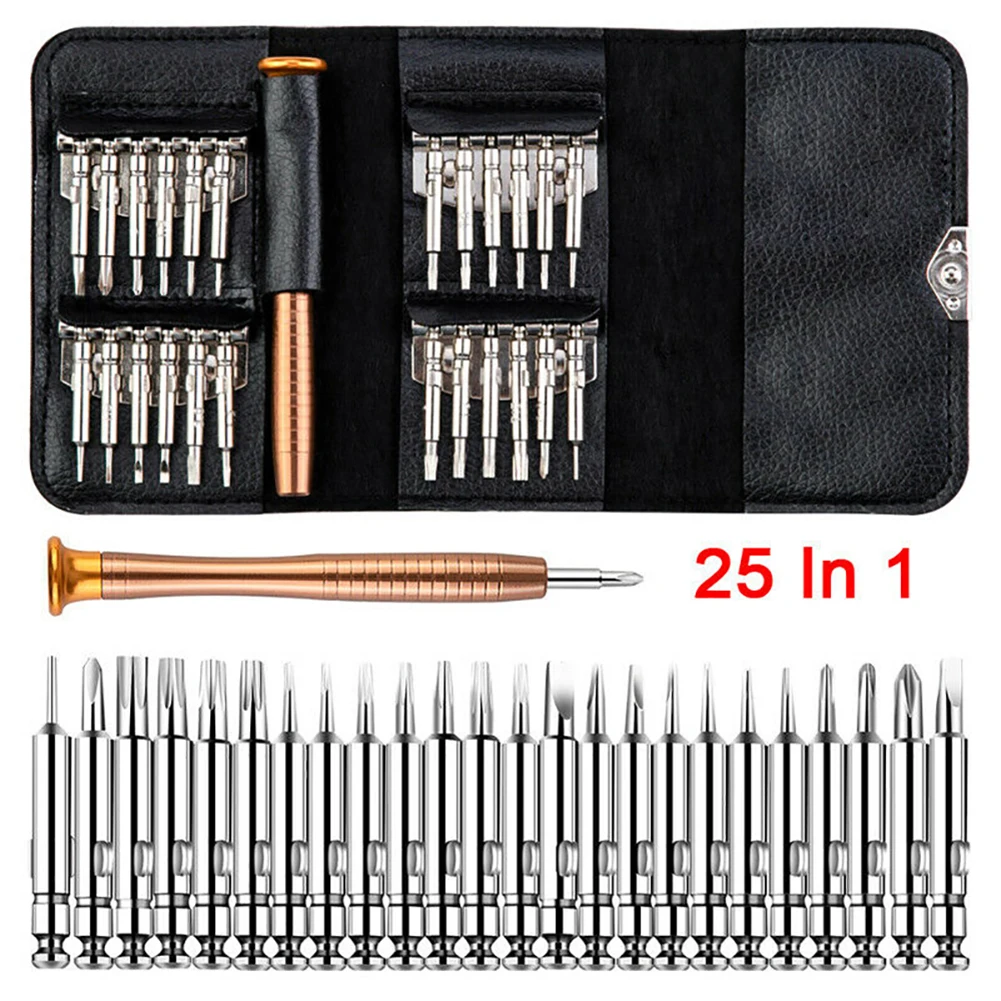 

25 IN 1 Multi Small Magnetic Hex Torx Star Mini Screwdriver Set Bits Professional Precision Nutdrivers Driver Repair Hand Tools