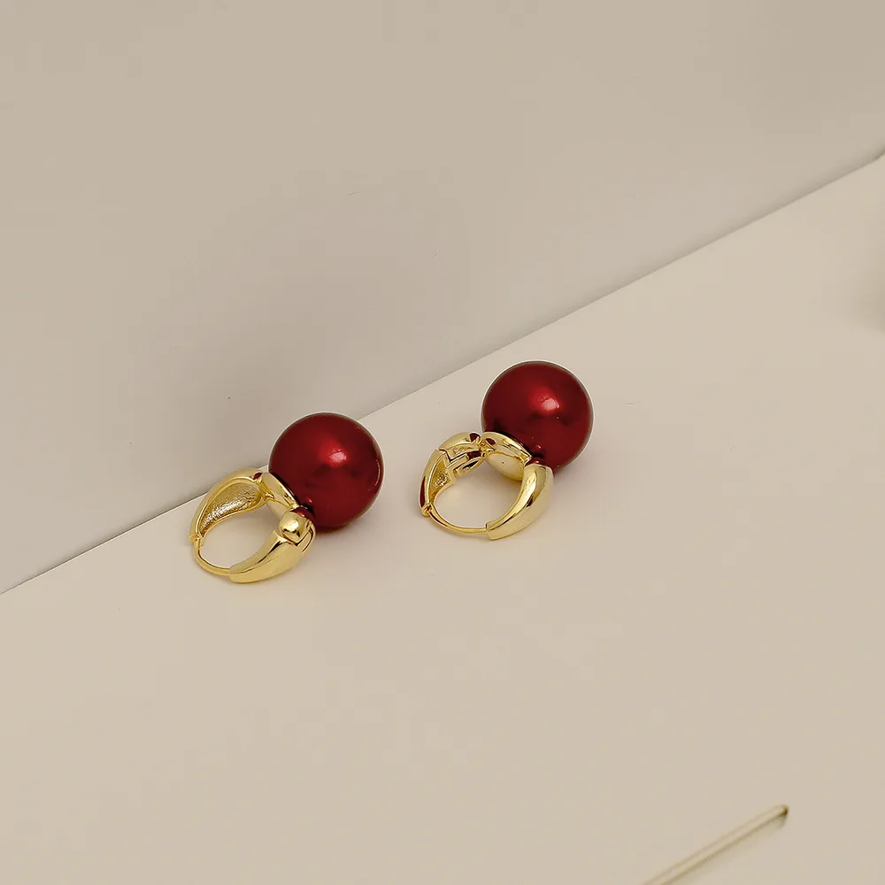 

2020 New Imitation Pearl Drop Earrings Vintage Fashion French Temperament Earrings for Women Korean Design Wedding Party Jewelry
