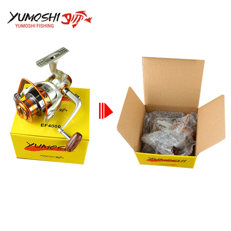 Лидер продаж в Европе металлическая катушка для спиннинга с складной ручкой 12BB 5