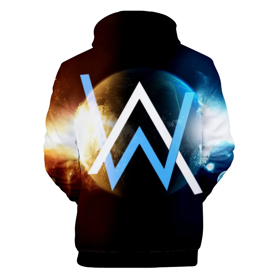 Стиль Alan Walker электронная музыка Tiancai Allen Walker сопутствующие товары осенняя одежда 3D цветная печать Толстовка