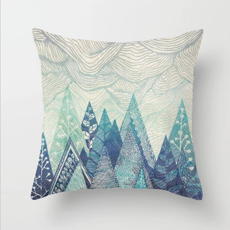 1 шт. декоративная подушка из полиэстера с рисунком мандалы|Наволочки| |