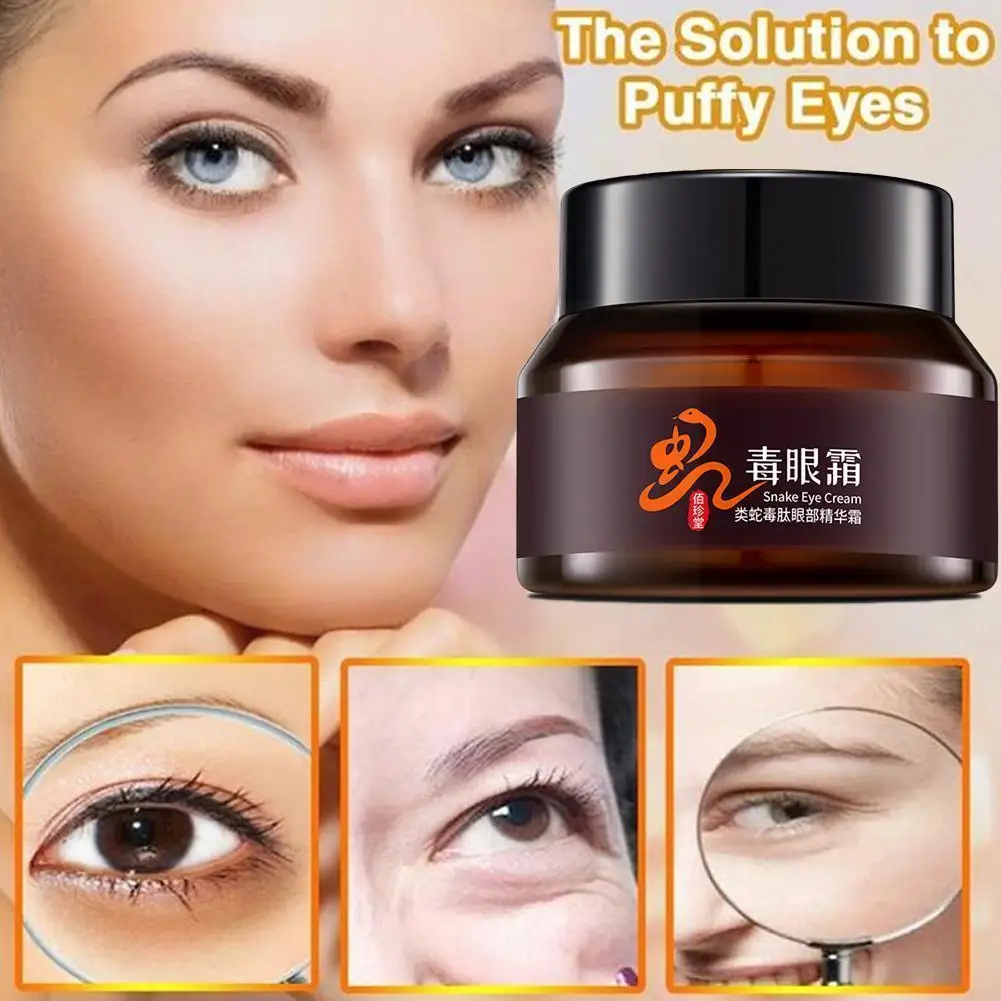 

30g Snake- Eye Cream Remove Dark Circle Eyes Bags Granule Skin Fat Care Cream Essential Eye Cream Eye N8n8
