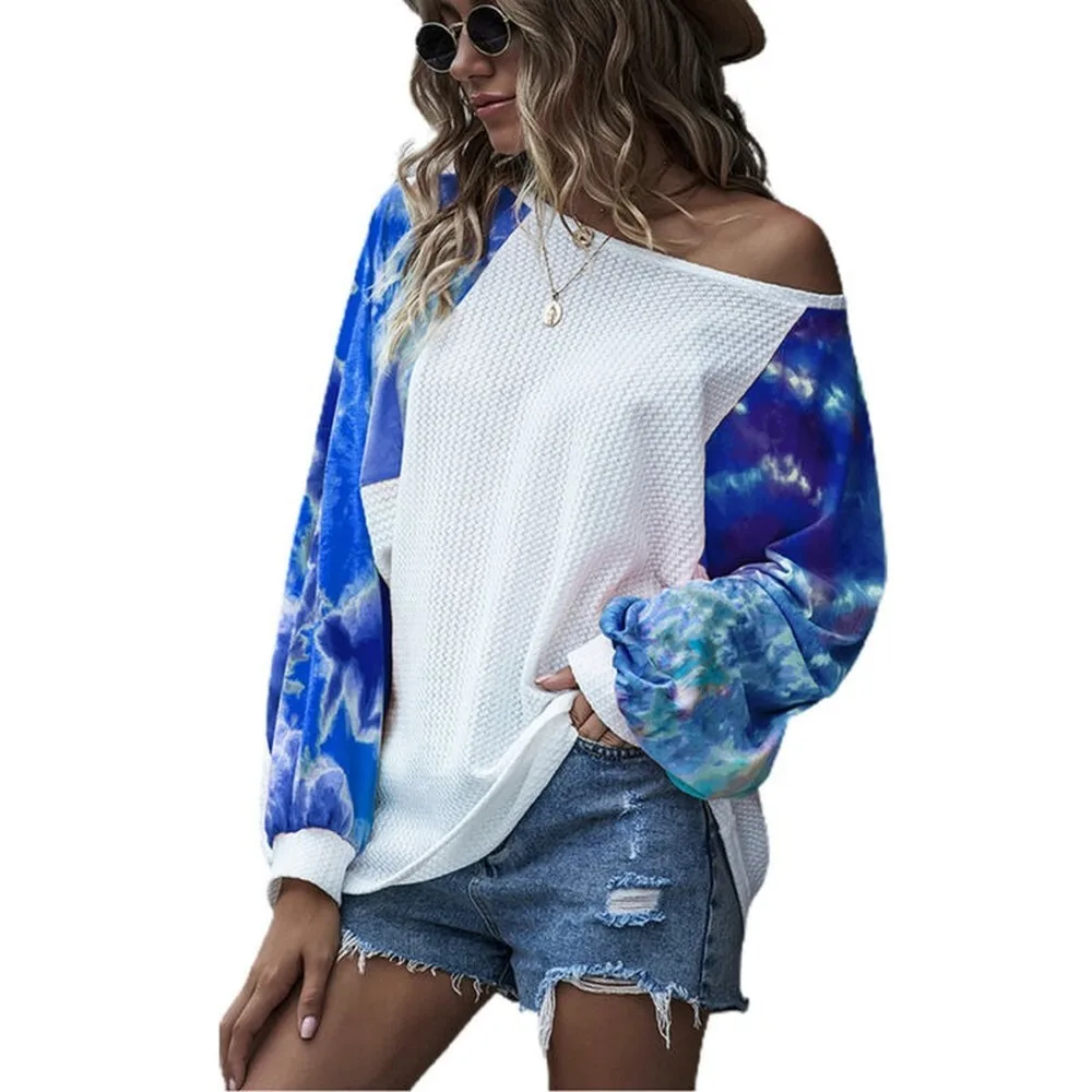 

Spring Women Loose Basic T-Shirt Ladies Casual Long Sleeve Blouse Jumper Tee Top