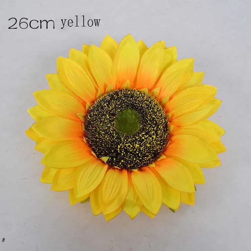 1 шт./лот Искусственные цветы ручной работы, шелковая Маргаритка Подсолнух для рукоделия, венок, скрапбукинг, свадебное украшение для дома, искусственный цветок