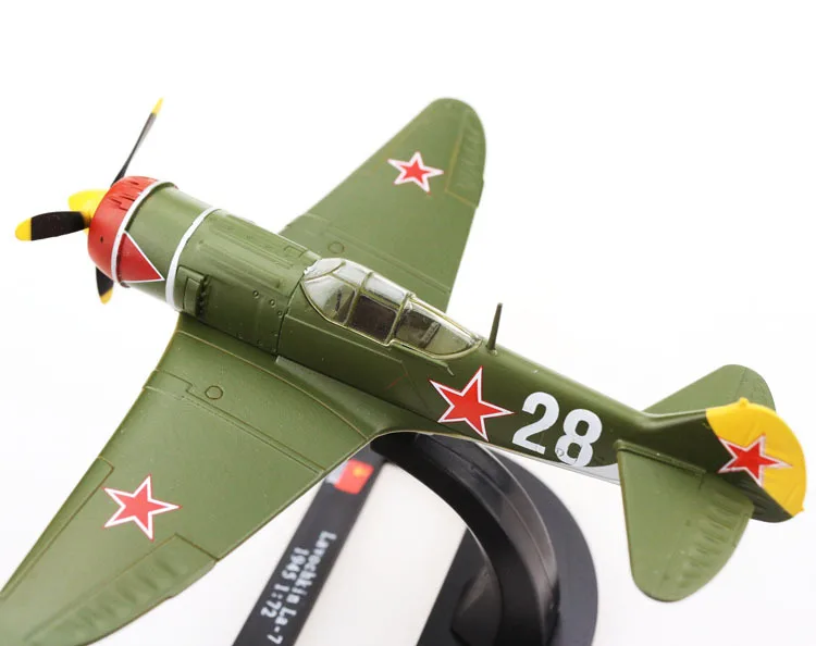 AVIONES 1/72 масштаб Второй мировой войны советские воздушные силы LAWOCZKIN LA-7 боец литой металлический самолет модель игрушка для коллекции, подарок