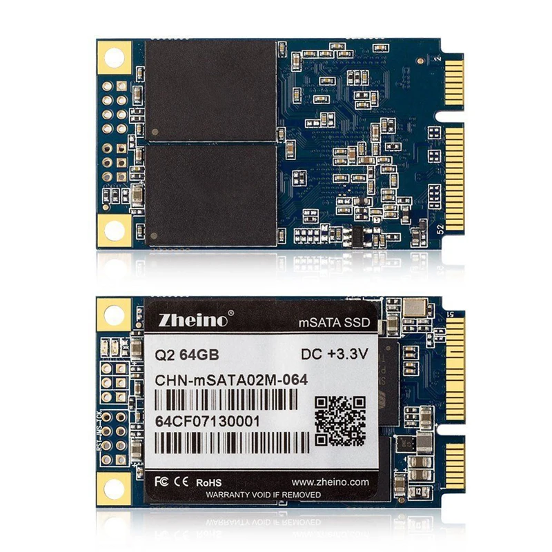 Zheino Q2 mSATA SSD 128 Гб MLC Внутренний твердотельный накопитель для настольного