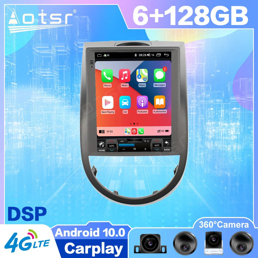 

Android 10 Tesla For KIA SOUL 2010 2011 - 2013 Car GPS Navigation Auto Radio Stereo Carplay Multimedia Player HeadUnit No 2 din