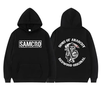 sons of anarchy redwood original samcro letter logo print hoodie men women fashion brand design sweatshirt mens tops streetwear