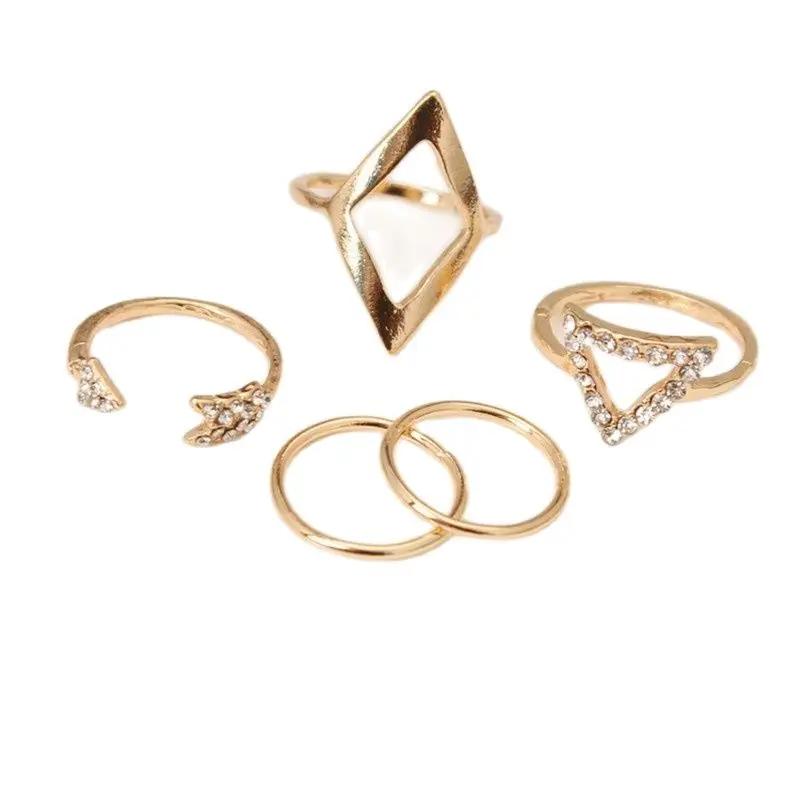 5 шт./1 комплект женские кольца для ногтей|Обручальные кольца| |