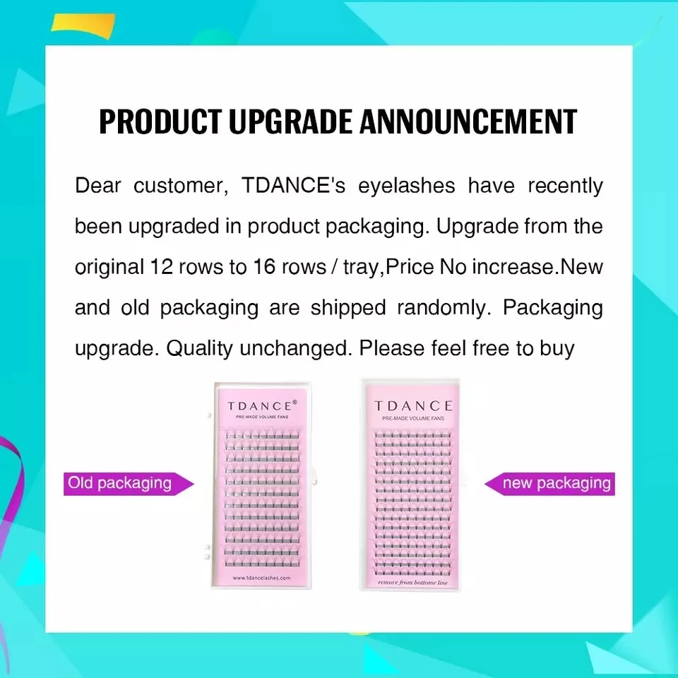 Наращивание ресниц TDANCE 50 шт./лот короткая створка для наращивания толщина 0 07 10 мм