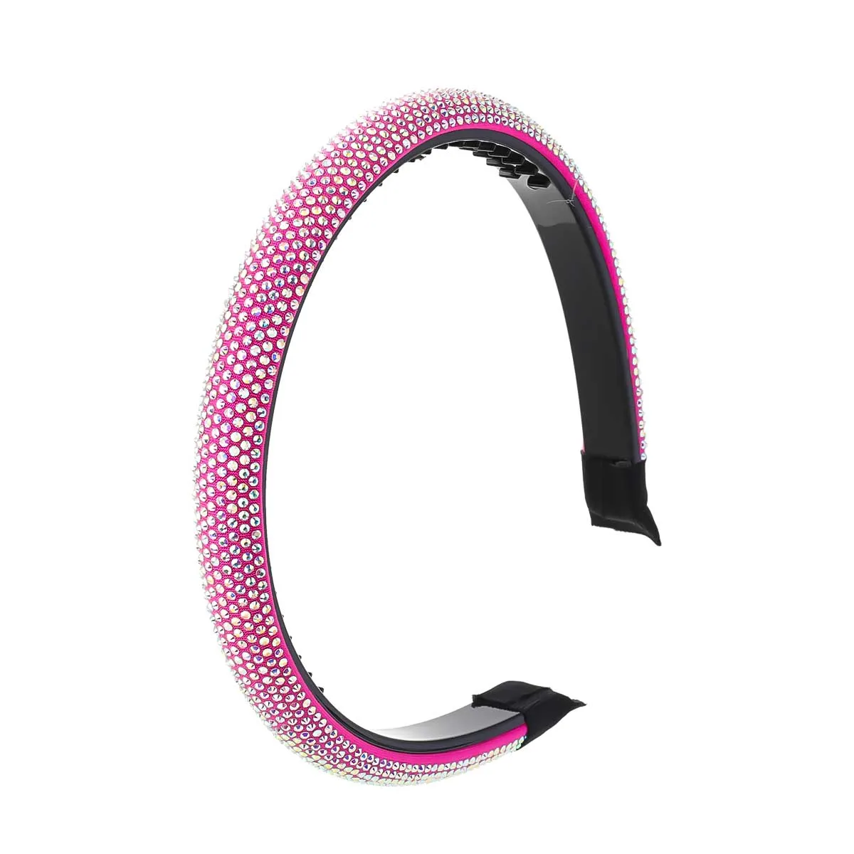 

2021 New Fashion Resin Rhinestone Acrylic Dot Designer Headband for Women Shiny Simple Outdoor Head Hair Accessories