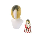 Аниме Haikyuu! Короткий парик Nekoma Kenma Kozume, костюм для косплея, термостойкие синтетические волосы Haikiyu, мужские, женские, мужские парики для вечеринок