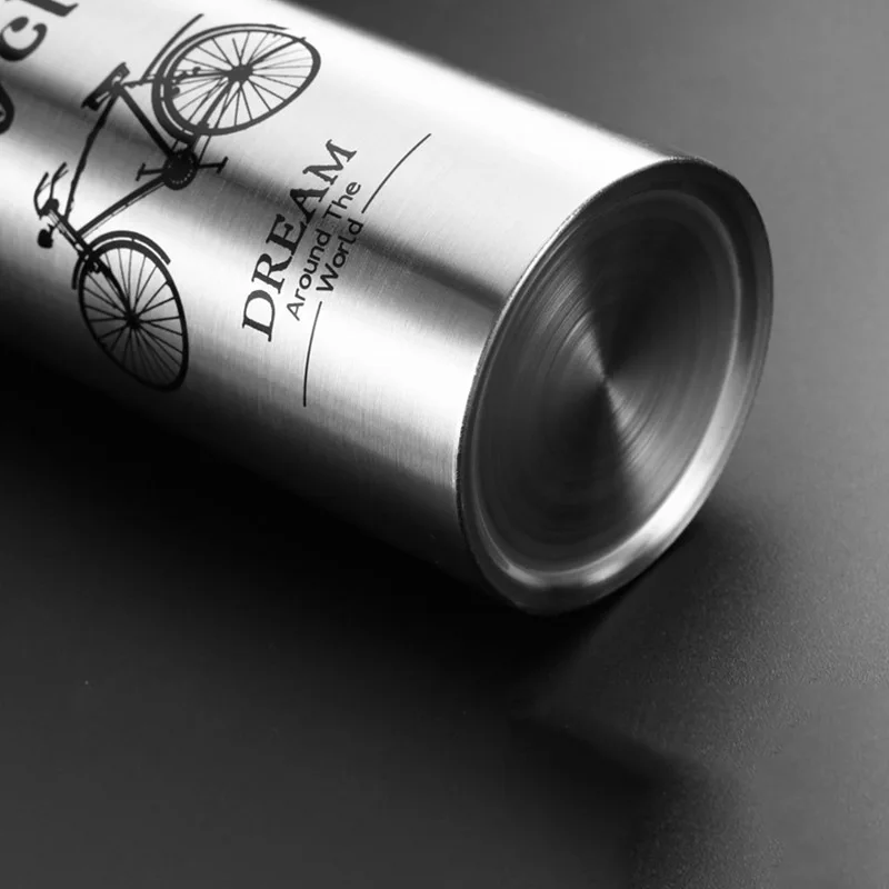 Портативная Спортивная Герметичная Бутылка из нержавеющей стали 600 мл модные