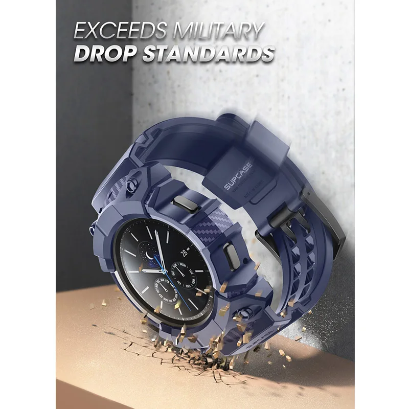 Чехол для For Samsung Galaxy Watch 4 Classic 46 мм (выпуск 2021 года) SUPCASE UB Pro прочный защитный чехол
