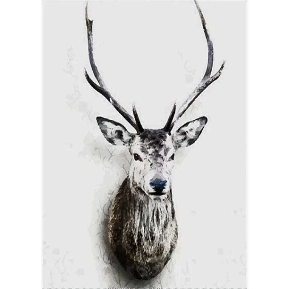 Картина с животным оленем сделай сам алмазная картина очаровательная вышивка