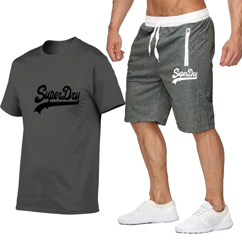 

2012 New Summer New Two-Piece Cotton T-shirt + ShortsSportswear Sportswear Printing Men's Short-Sleeved Sportswear