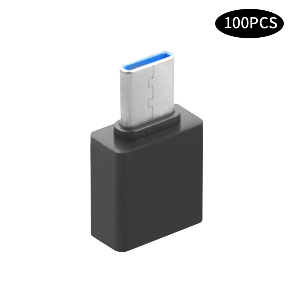 

50/100PCS USB3.0 Type-C Cable Adapter Mobile Phone Mini Type C Converter Fast Data Transmission OTG Converter for Mouse Keyboard