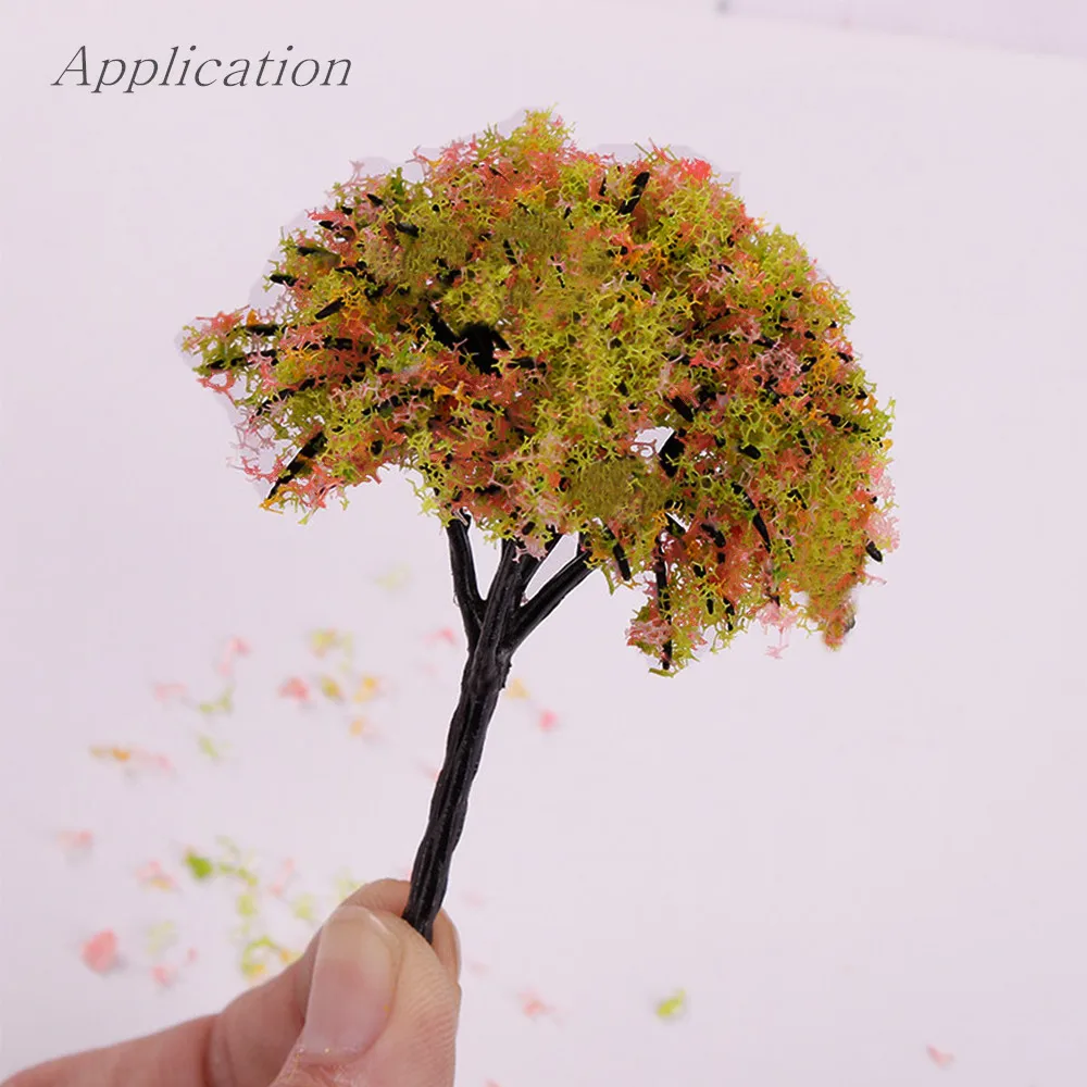 

DIY Static Grass Terrain Powder Diorama Landscape Sponge Tufts For Grassland Layout Model Train Making Trees Materials 100G