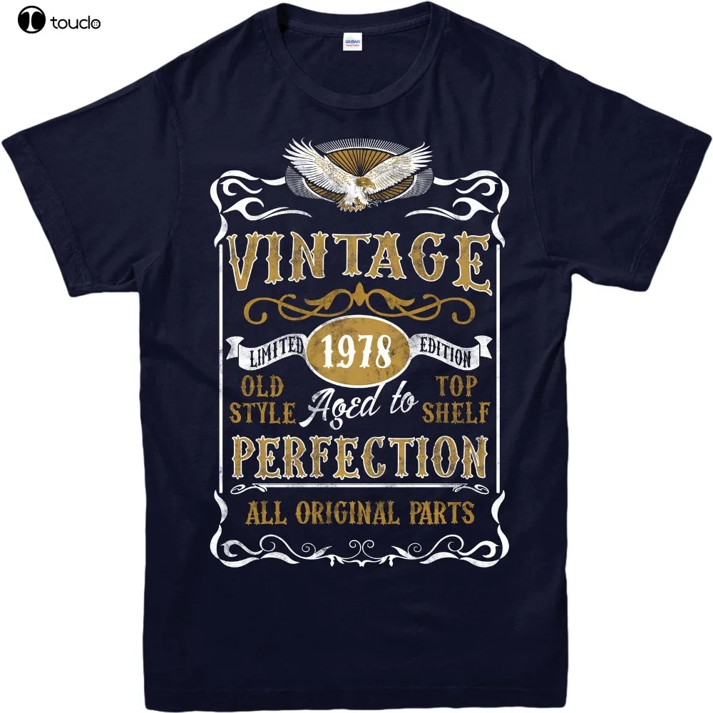 Винтажная футболка сделано в 1978 году подарок на день рождения топ дизайнерские