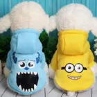 Милый комбинезон с капюшоном для собак, одежда, куртка, пальто, зимняя теплая хлопковая одежда для щенков, аксессуары для маленьких собак, пуделя