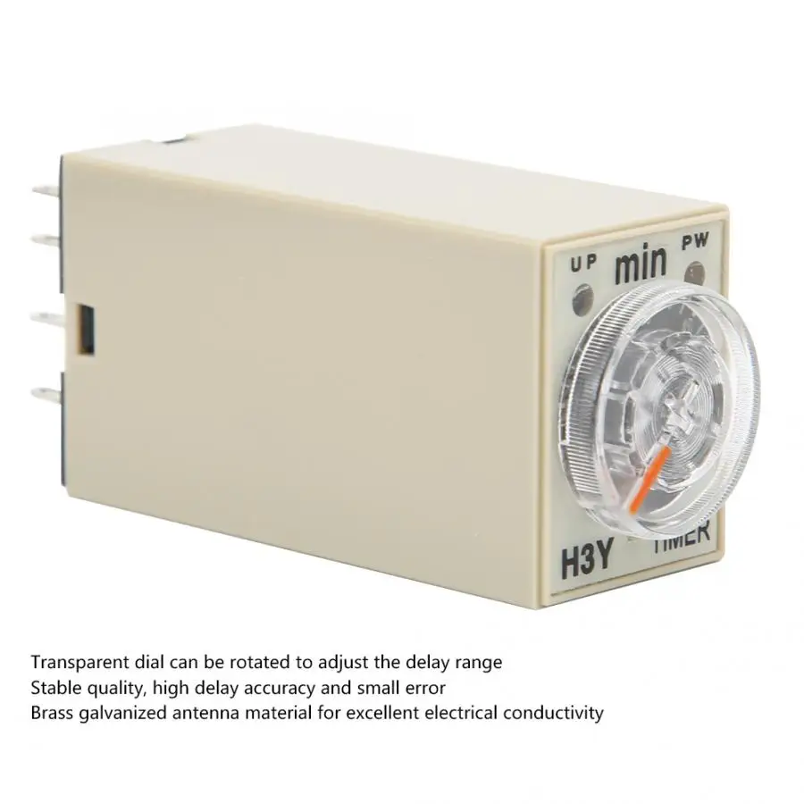 Timer Relay H3Y-2 Delay 8 Pin 0-60 Minutes Dial Type 5A for Multiple Purpose | Обустройство дома
