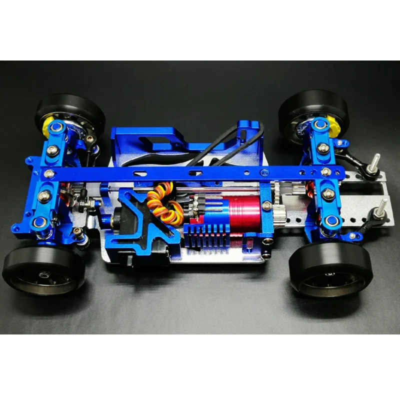 FATJAY MINI-Q8 1/28 ARR RTR бесщеточная модернизация двигателя 12A ESC все металлические обновления гоночный Дрифт RC автомобиль