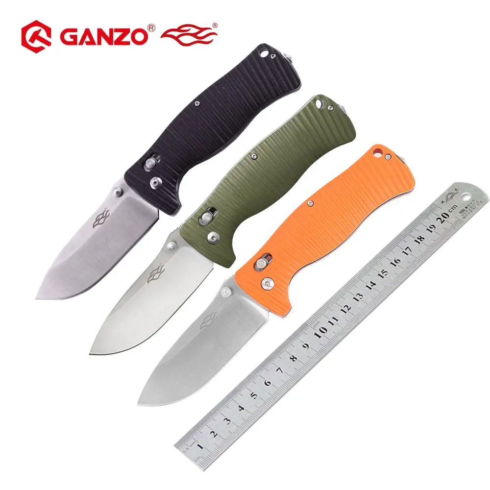 Складной нож Ganzo G720 Firebird F720 58 60HRC рукоятка G10 карманный тактический инструмент для