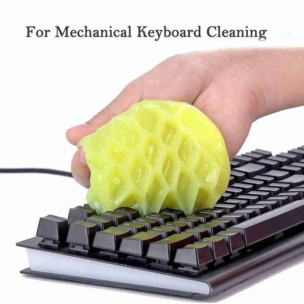 

New 75g Car Cleaning Pad Glue Powder Cleaner Air Outlet Car Remover Home Keyboard Cleaning Dust Gel Tool Clean Computer Cle M5U3