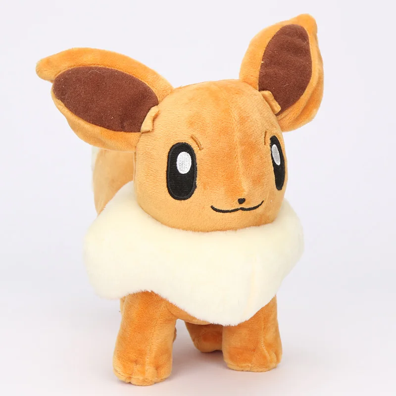 Такара Tomy подлинный Покемон Пикачу Eevee плюшевые игрушки Charmander Gengar Pichu Bulbasaur Mew плюшевые мягкие игрушки для детей - Цвет: 20cm Eevee