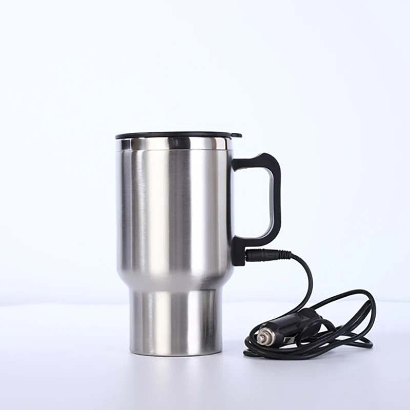 12 В Автомобильная нагревательная чашка из нержавеющей стали дорожная кофейная