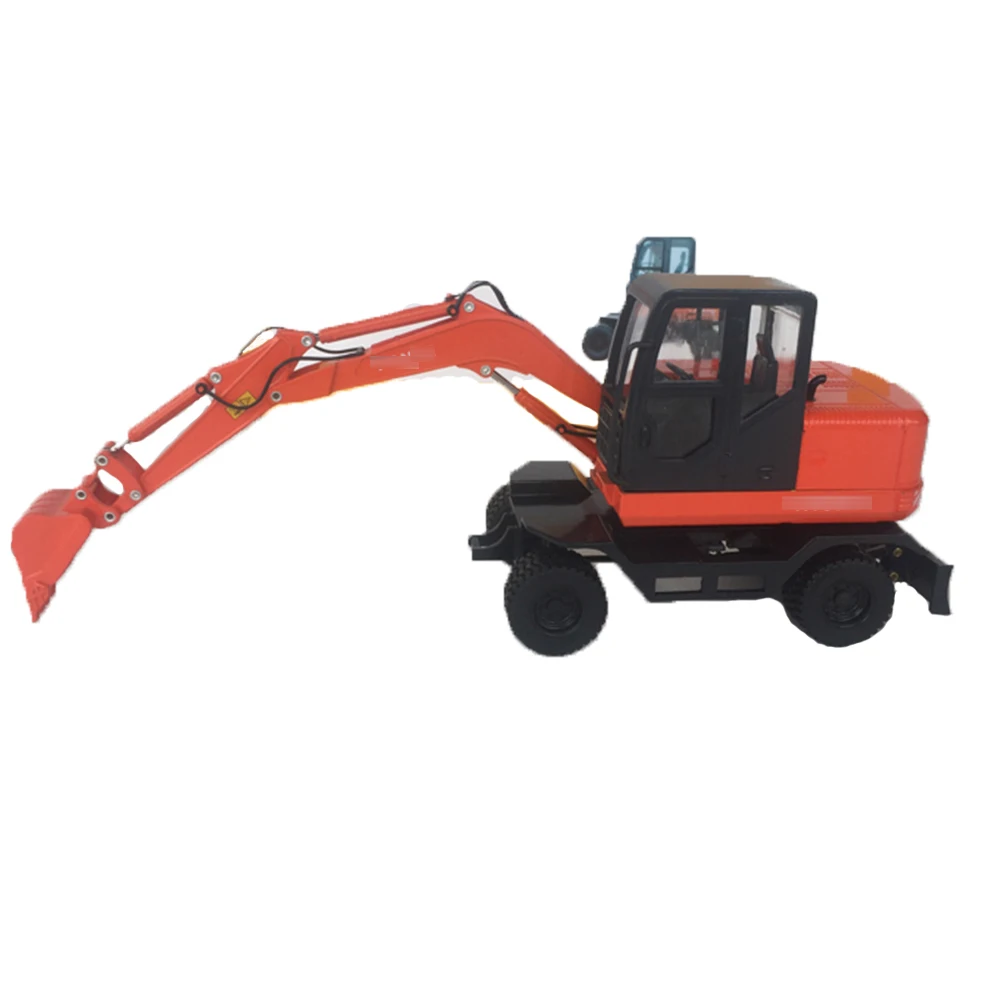 

NT65W 1:24 Wheel Excavator Alloy Truck Mini Engineering Vehicle Model Boys Gifts Birthday Present Engineering Scene
