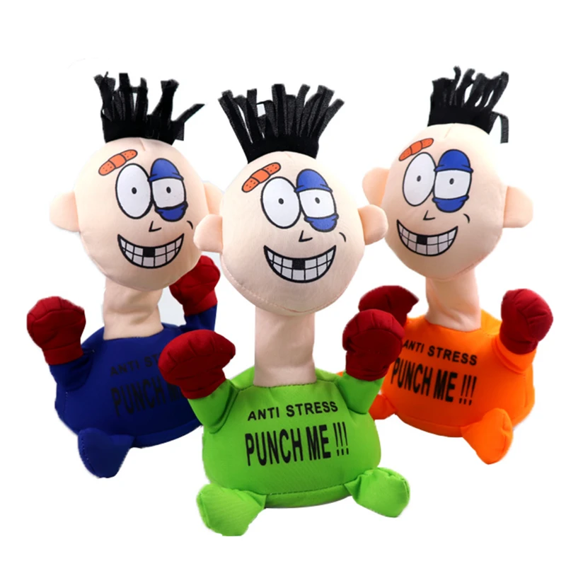 Электрическая плюшевая кукла Punch Me игрушка для вентиляции приятная на ощупь