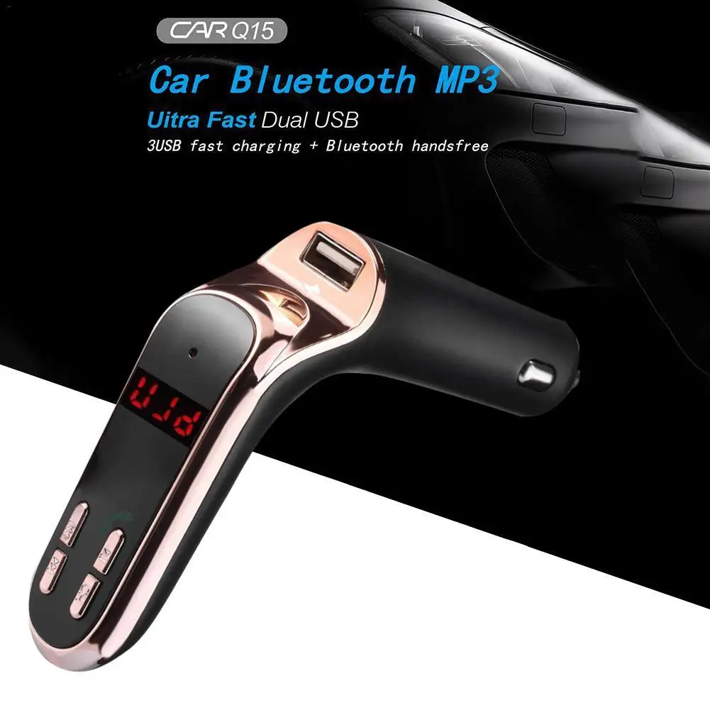 1 шт. автомобильный комплект Bluetooth гарнитура FM передатчик Радио аксессуары для