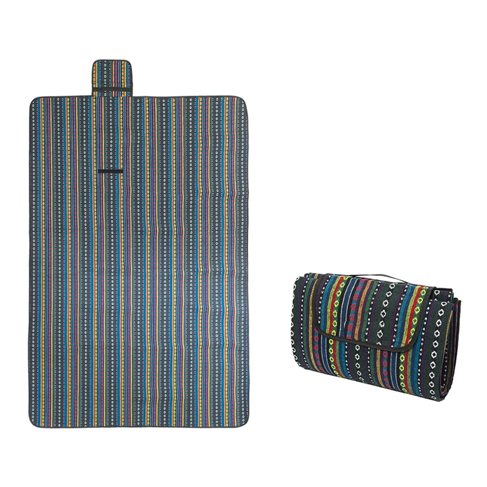 

Camping Tent Mat Outdoor Hiking Travel Retro Ethnic Beach Picnic Blanket
