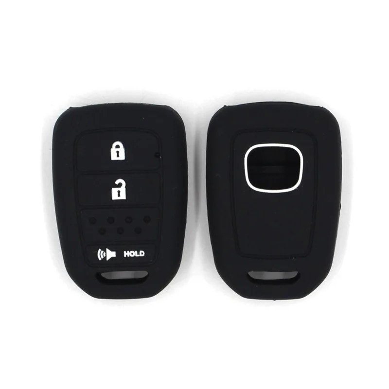 Силиконовый чехол для автомобильного ключа с 3 кнопками Honda ACCORD CITY CIVIC CRV JAZZ HR-V HRV