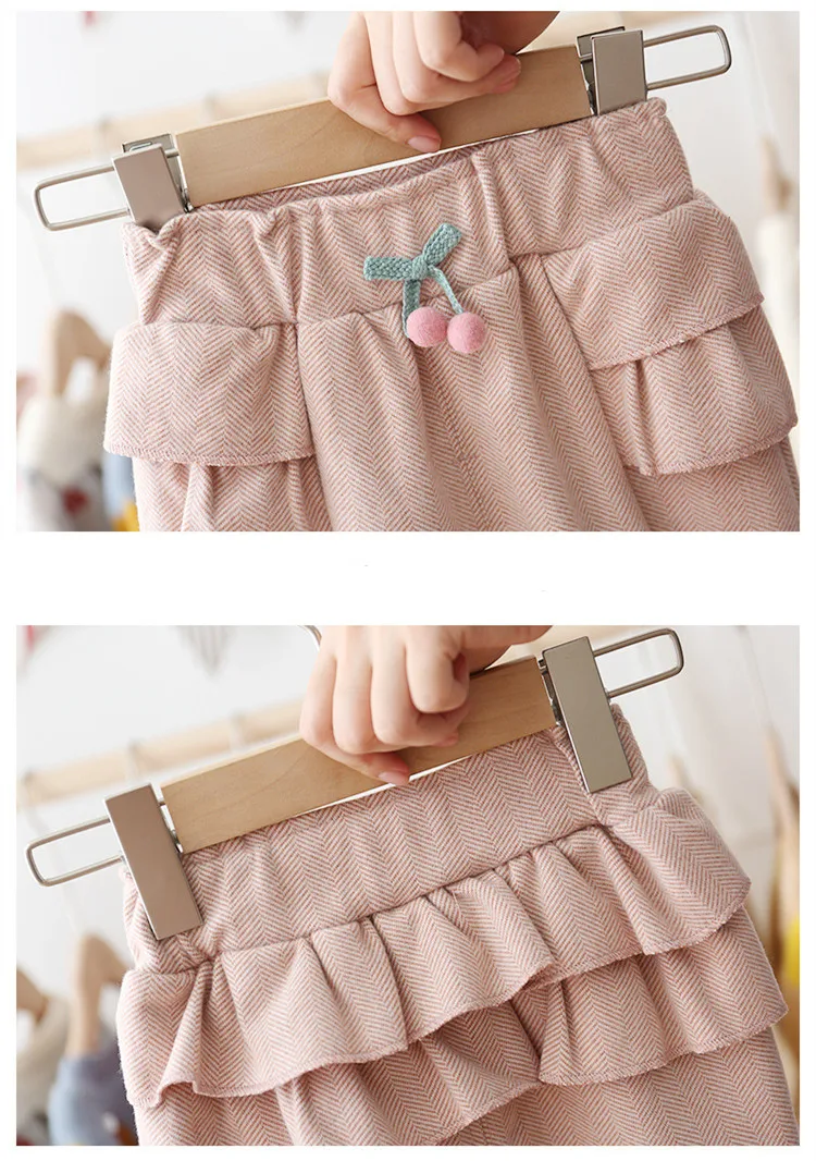 Штаны для маленьких девочек Осенние повседневные детские брюки длинные штаны