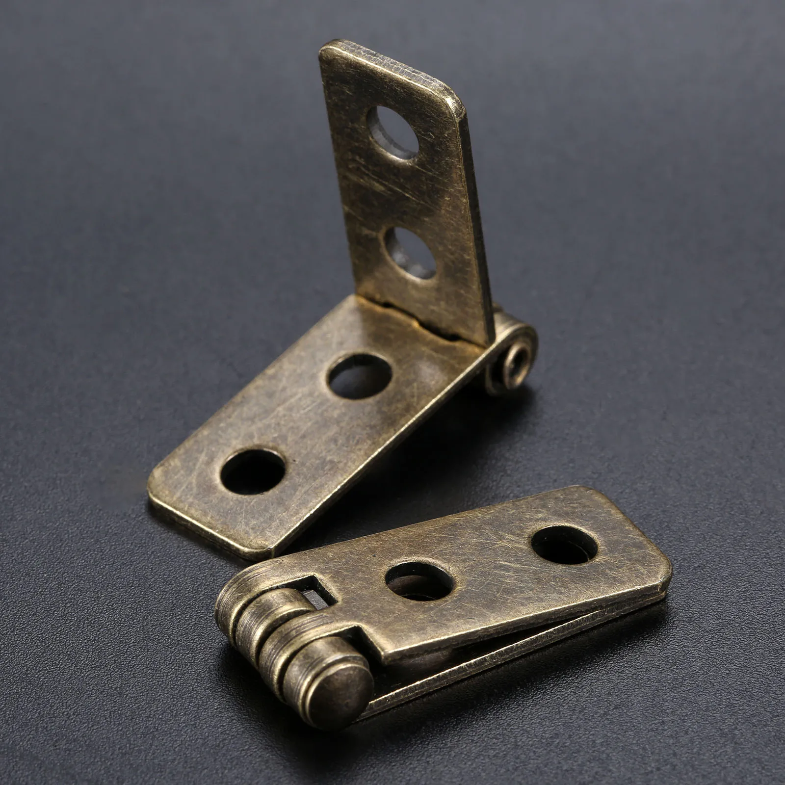 2 шт. петель для шкафа, чемодана, украшения и мебели из цинкового сплава с прямоугольным корпусом и 4 отверстиями 58*13 мм для декорации и крепления на деревянных ящиках.