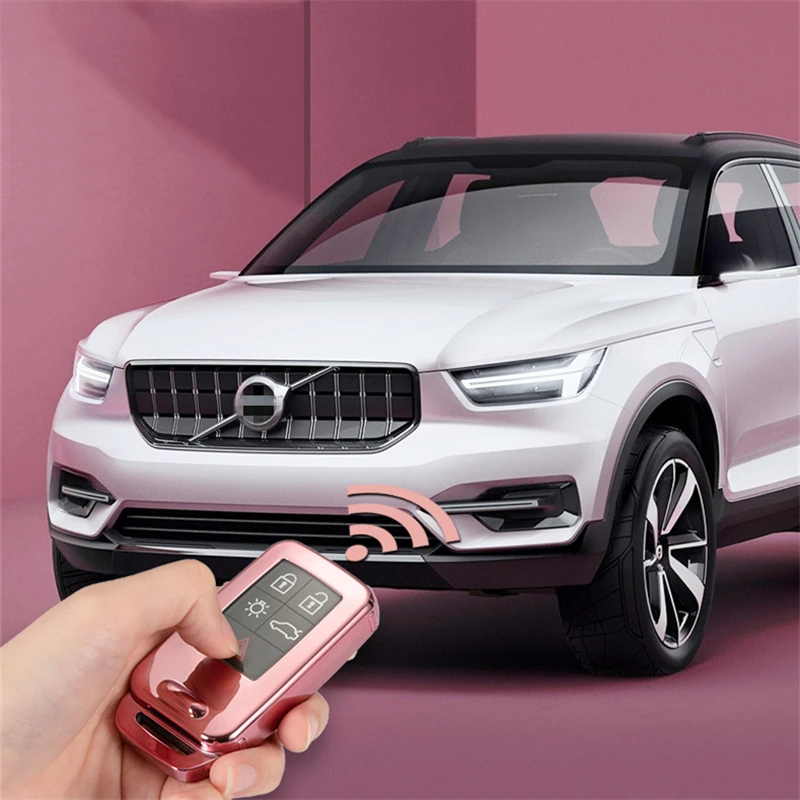 Fashion New Soft TPU Car Key Case Cover For VOLVO S60L S80L XC60 S60 V60 Auto Shell Accessories Protection keychain keyring | Автомобили и