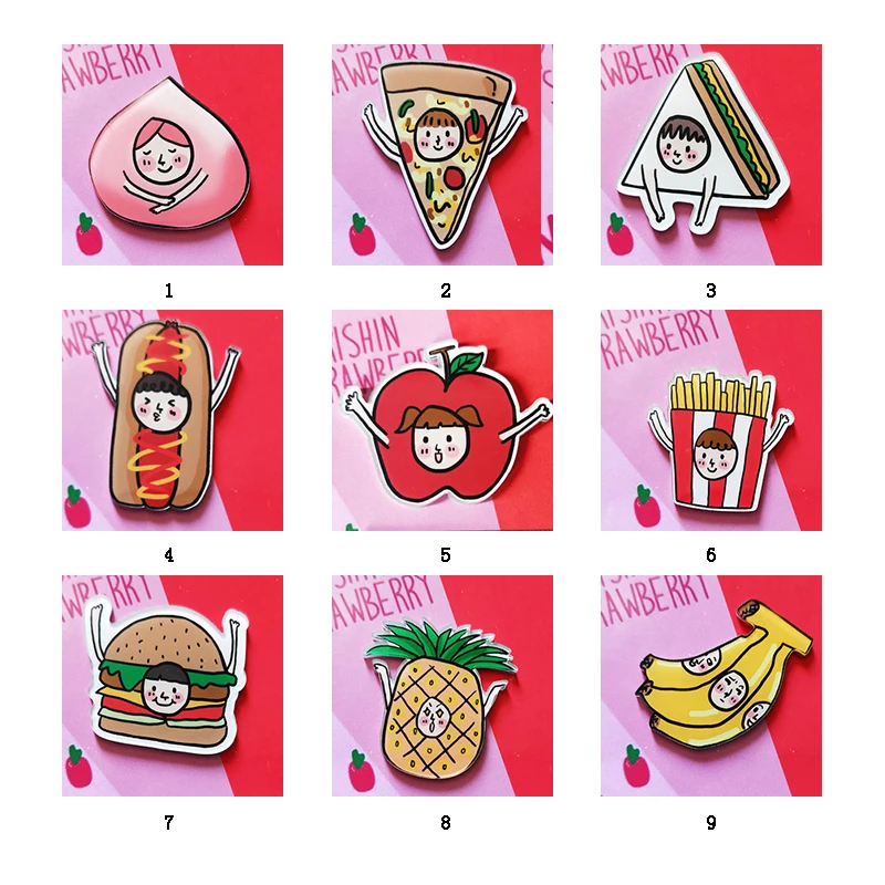 Рождественский маленький кролик панда акриловый кухонный декоративный магнит