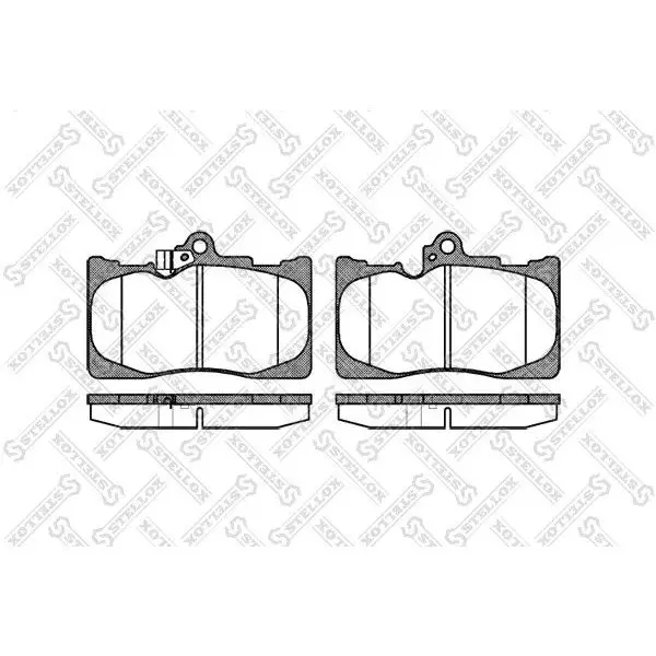 Колодки дисковые п. Lexus GS 300/430 05 STELLOX 1191 002 SX|Тормозной цилиндр| |