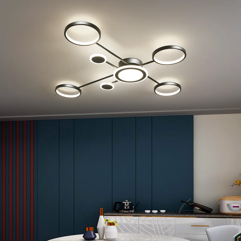 

Modern living room LED ceiling lamp bedroom chandelier home lamp restaurant LED lamp factory direct