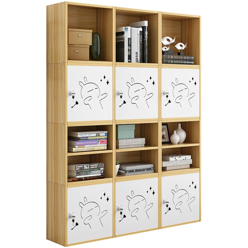 

storage cabinet household simple bookcase sundry storage cabinet children's multi-layer arrangement living room storage box