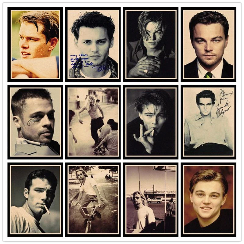 

Perfect JL Inside the Actors Studio - Johnny Depp Brad Pitt Classic Movie Poster gather HBA63