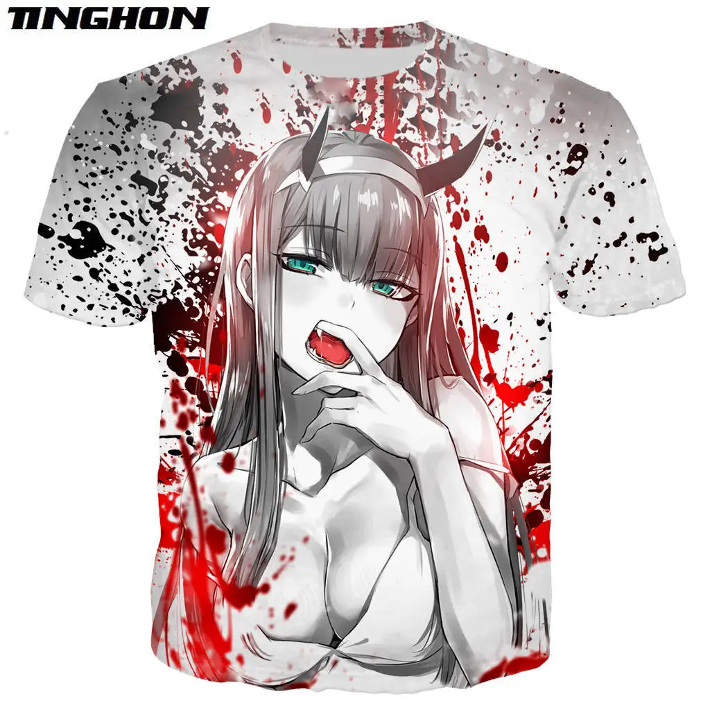 

Мужская/женская футболка с 3D-принтом, стиль Харадзюку, летние топы