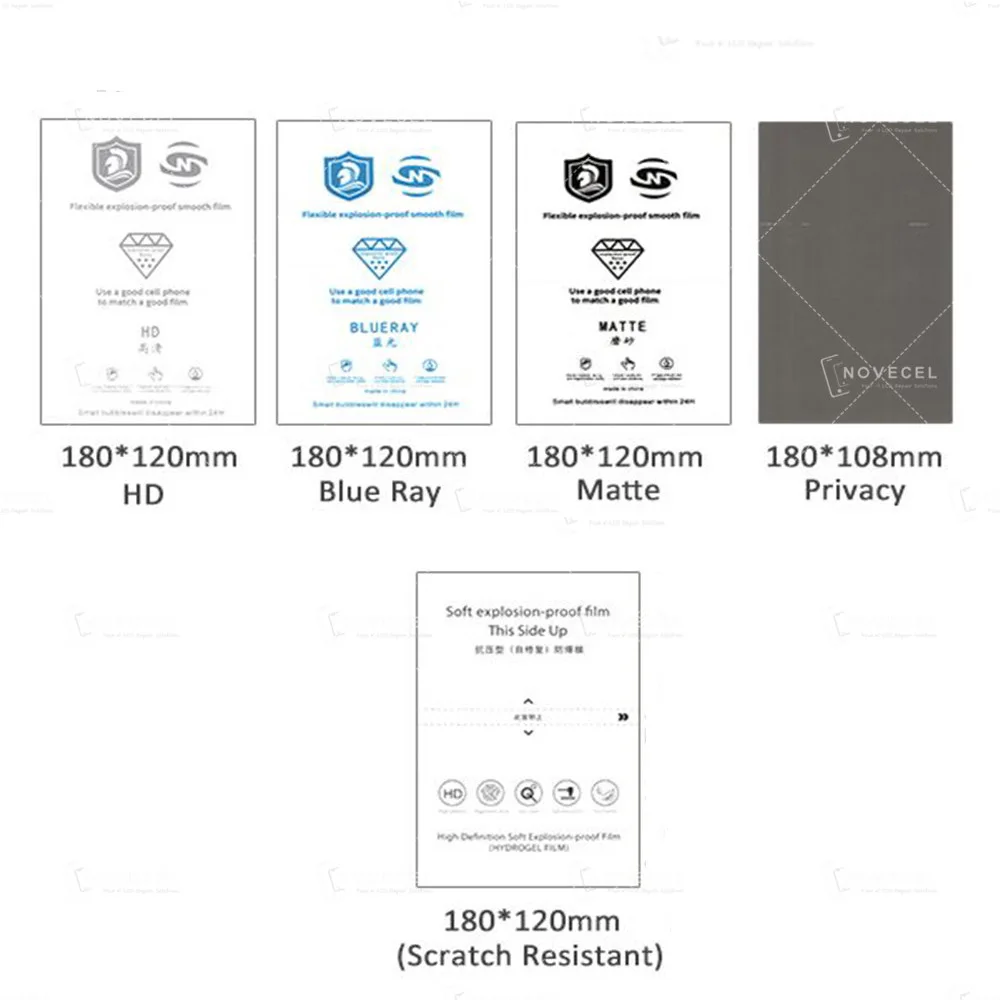 50pc flexible hydrogel film sticker for iphone samsung fit fonlyu t438 f140 f150 etc screen protector cutting machine free global shipping