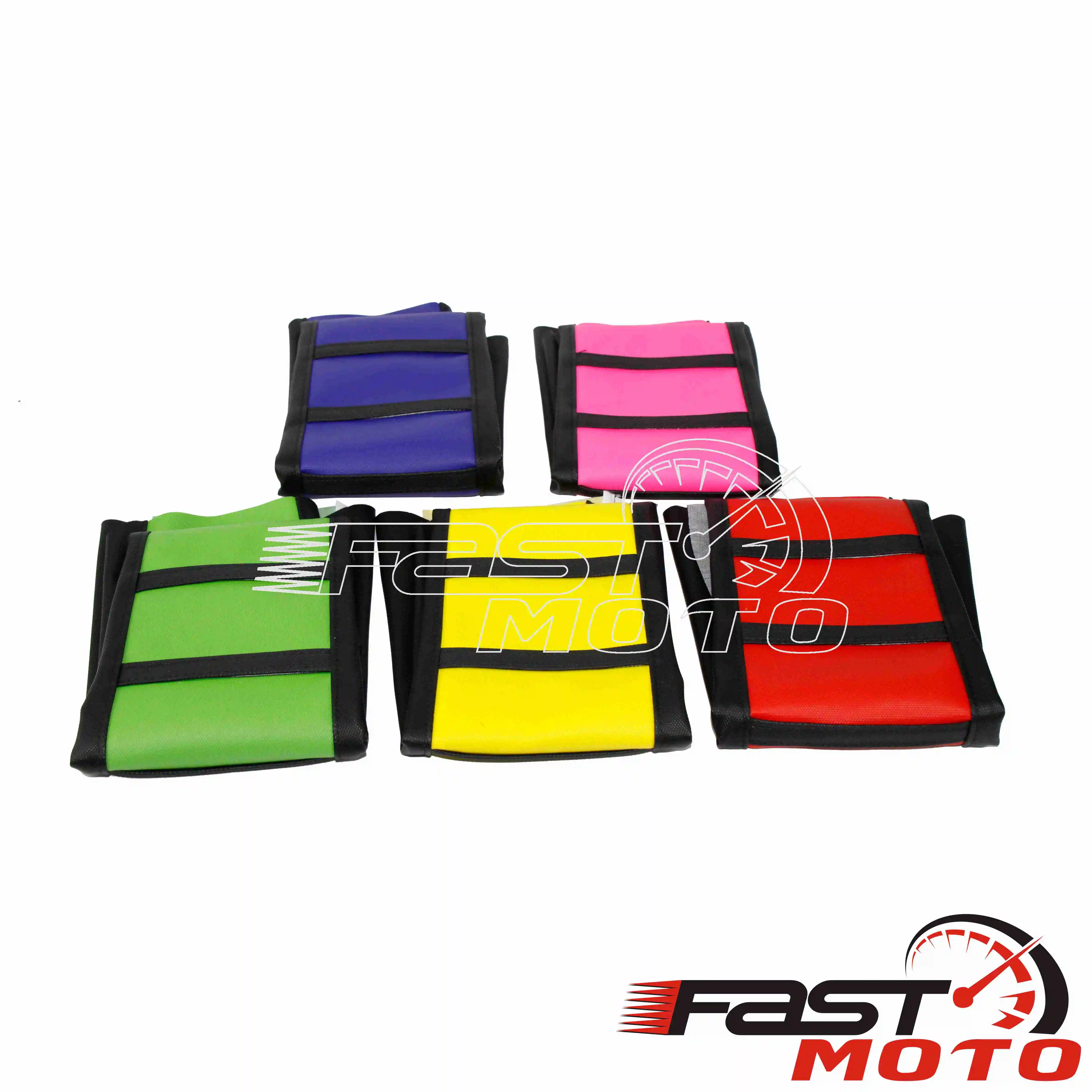 Розовая/черная накладка на сиденье для мотокросса в полоску Yamaha YZ85 TTR125 YZ250F TM250 TM80