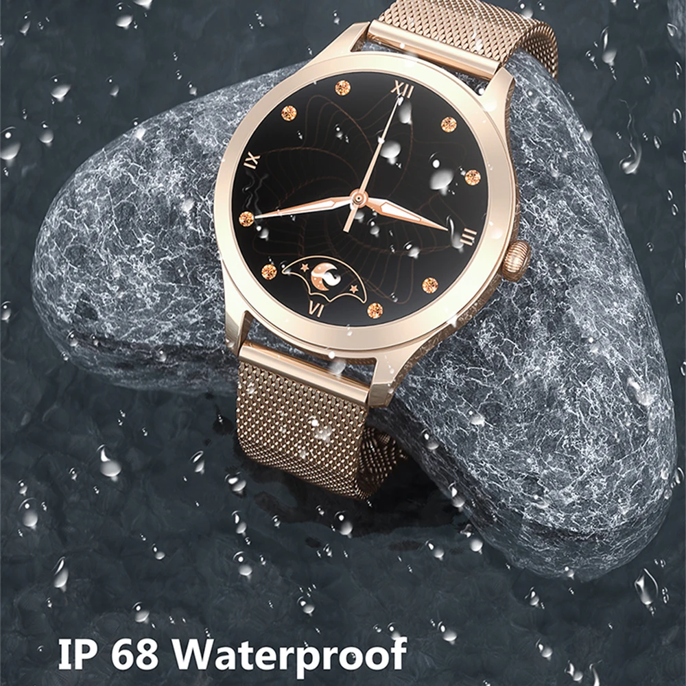 MAFAM KW10pro женские умные часы с сенсорным экраном IP68 Водонепроницаемые