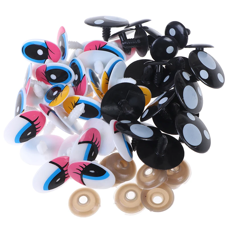 Глаза для кукол сделай сам 10 шт. безопасные Мультяшные глаза игрушек кукольные