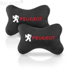 2 шт., автомобильные подушки на подголовник, для Peugeot 307 206 308 407 207 3008 208 508 2008 301 408 607 5008