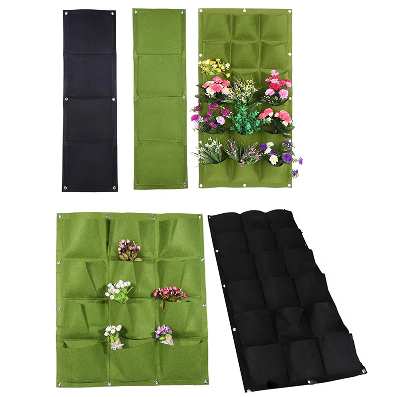 

4/12/38 Pockets Planting pot Planting bag Garden Flowers Pot Lightweight
